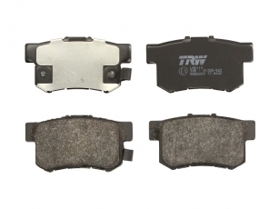 Купить GDB3269 TRW Тормозные колодки задние CR-V (2.0, 2.0 i 4WD, 2.4 Vtec 4WD) с звуковым предупреждением износа